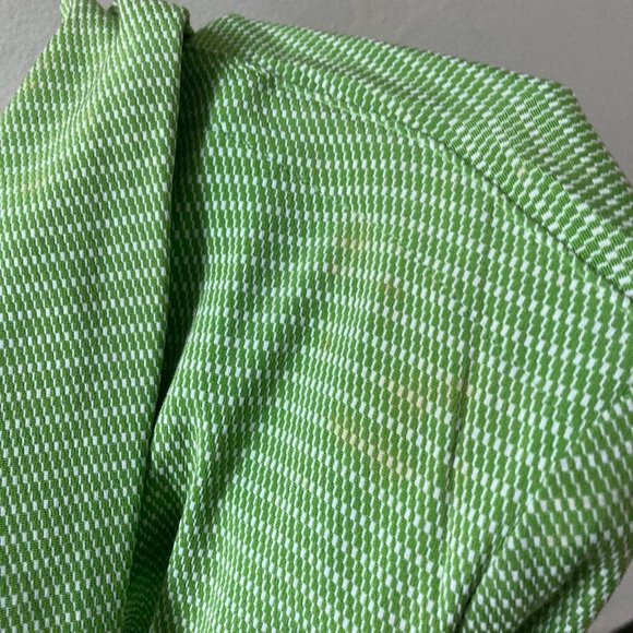 versace jeans couture y2k collar zippered zip up light green jacket size M - Picture 4 of 4